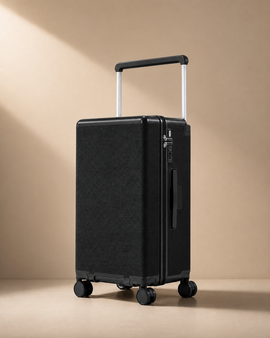 Eype Large Capacity Cabin Suitcase - 20/24/26/28 Inch in Black