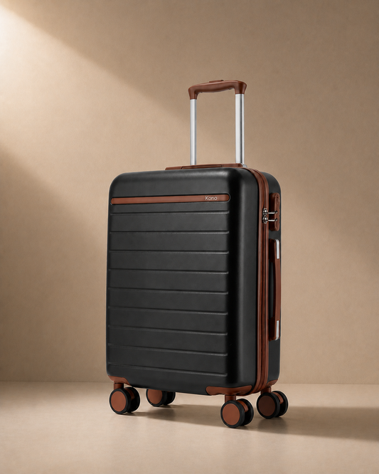 Elie Hard Shell Cabin Suitcase in Black
