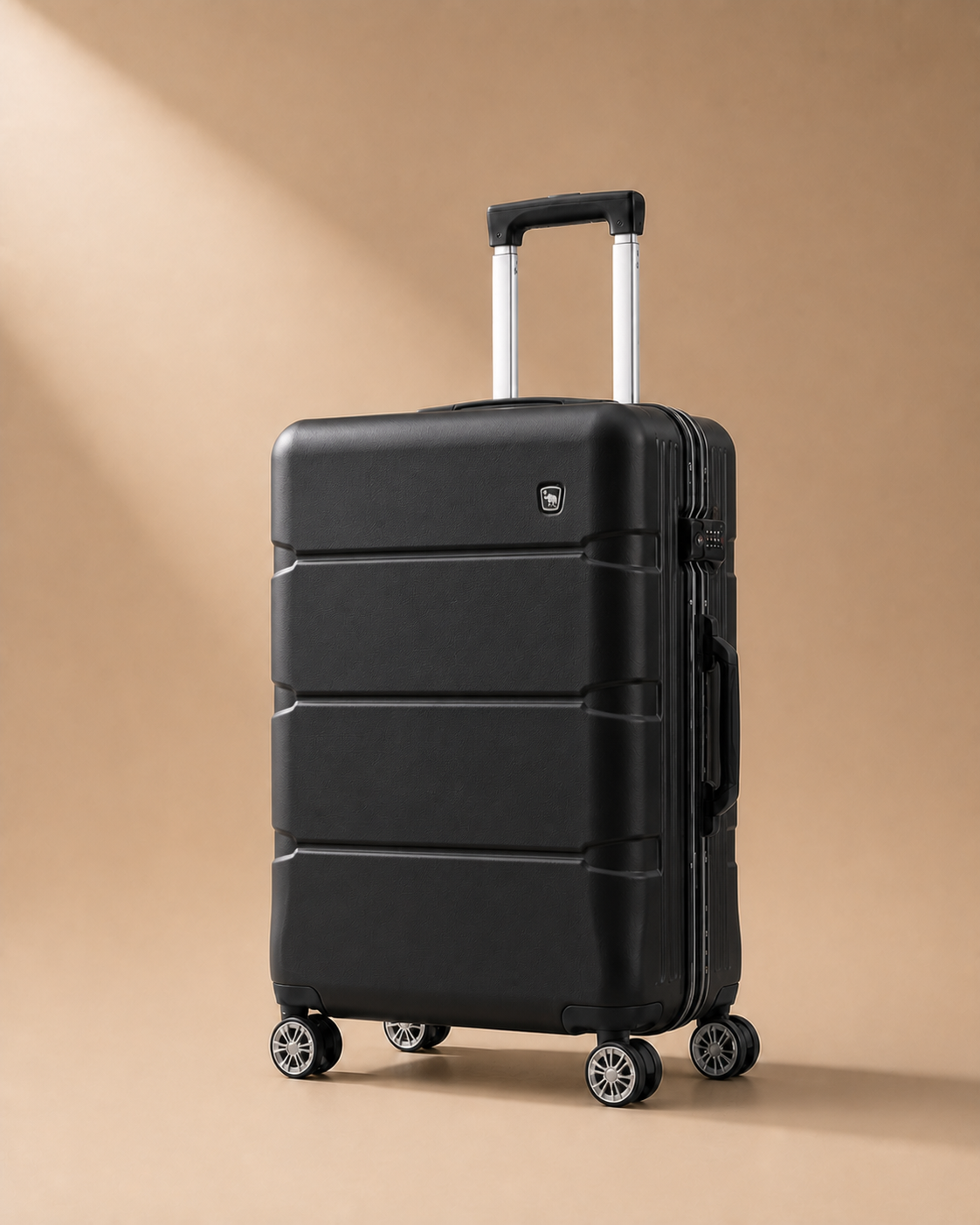 Cley Trolley Hard Shell Cabin Suitcase - 20 Inch in Black