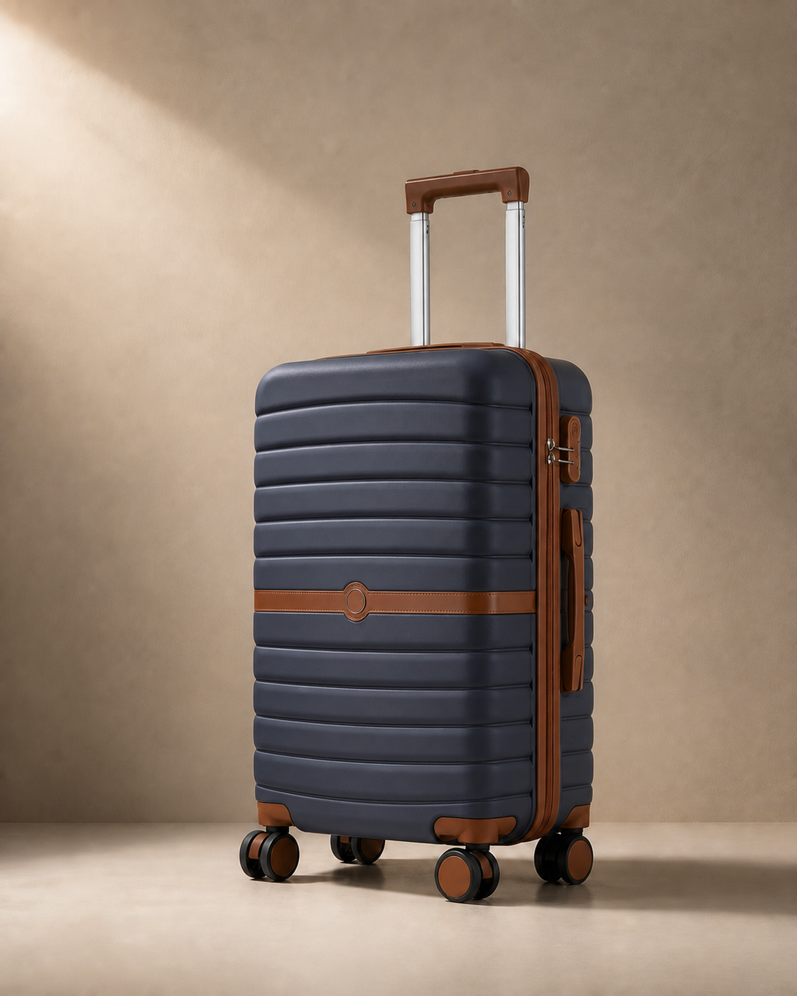 Corbridge Lightweight Hard Shell Cabin Suitcase - 20/24/28 Inch in Blue