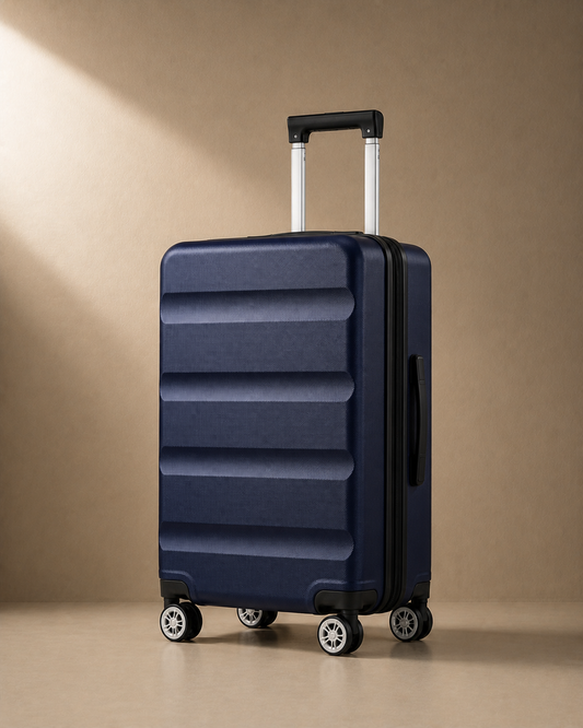 Sidmouth Hard Shell Cabin Suitcase - 19 Inch in Navy Blue