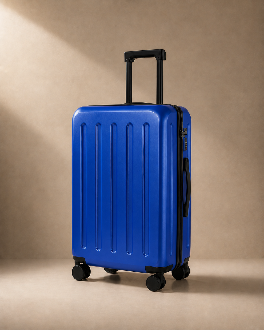 Dittisham Hard Shell Cabin Suitcase - 20/24/26 Inch in Blue