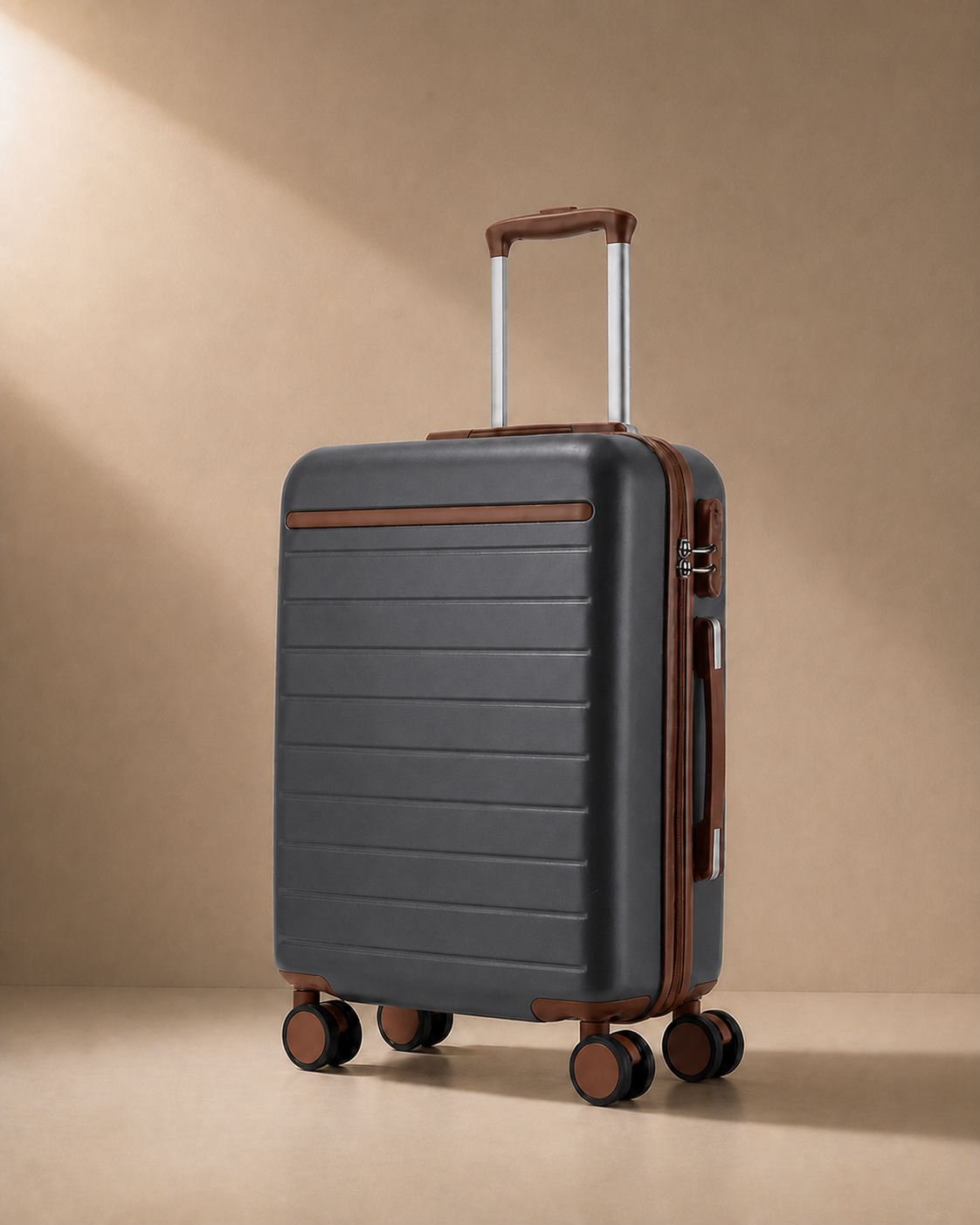 Elie Hard Shell Cabin Suitcase in Blue