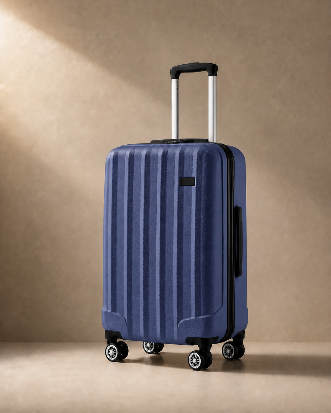 Exmouth Hard Shell Cabin Suitcase - 19/24/28 Inch in Blue