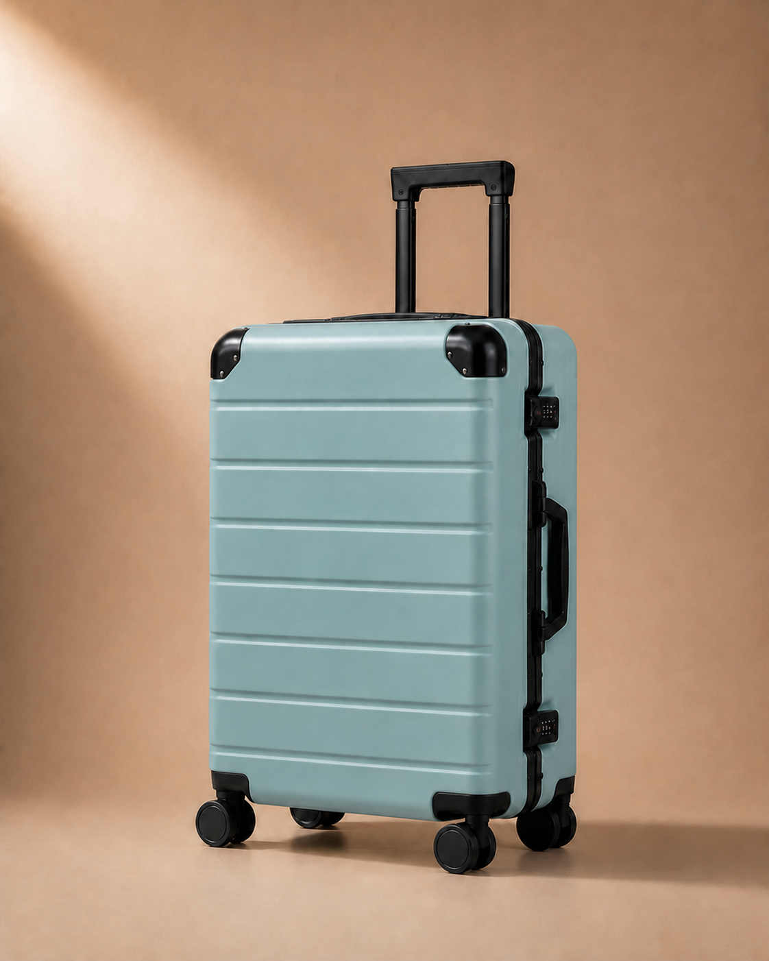 Runswick Large Capacity Cabin Suitcase - 20-28 Inch in Blue