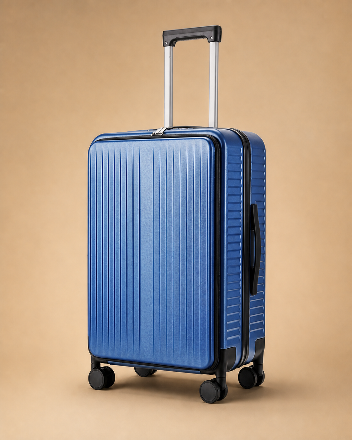 Keswick Large Capacity Expandable Cabin Suitcase - 20-30 Inch in Blue