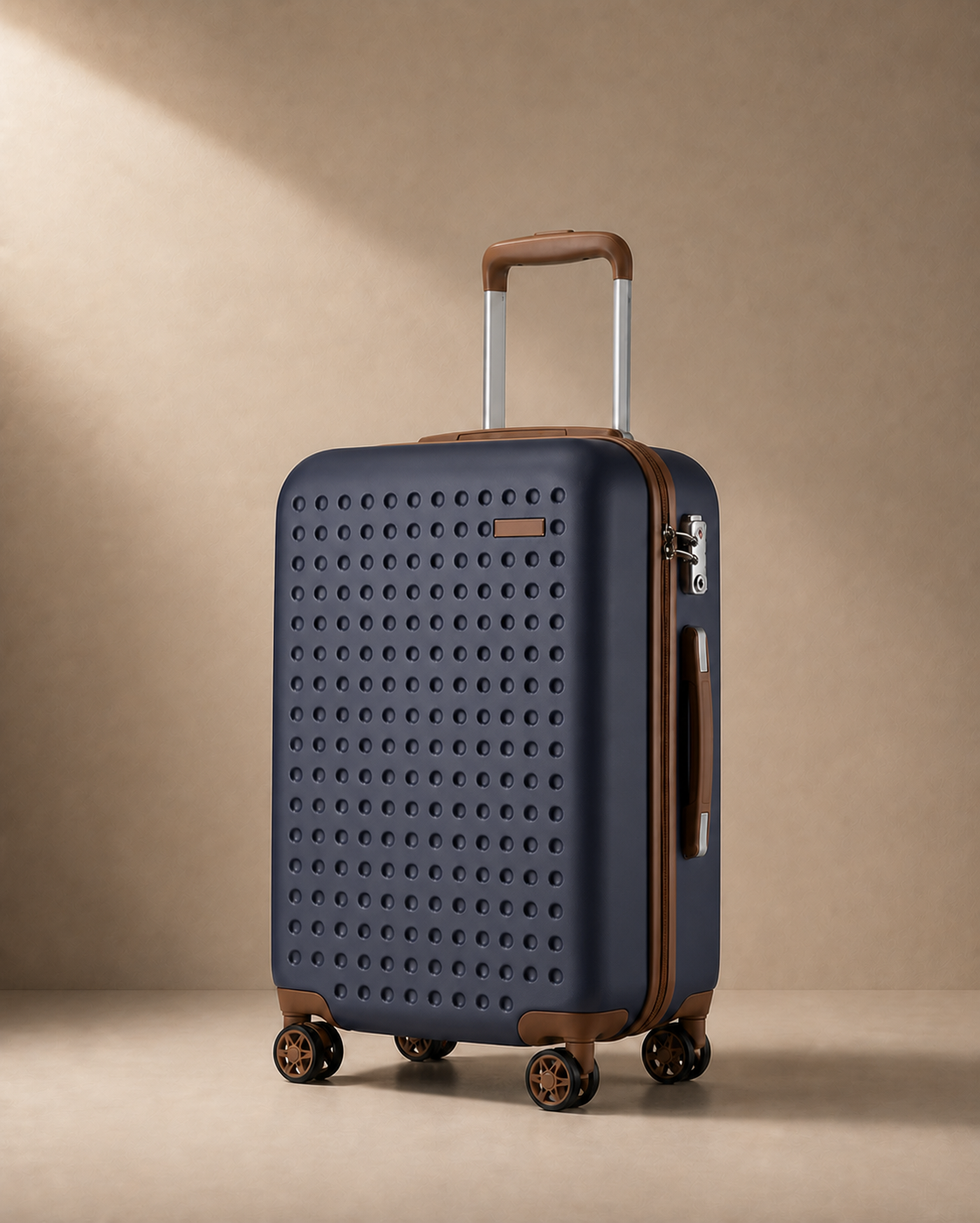 Bosham Lightweight Hard Shell Cabin Suitcase - 20 Inch in Blue
