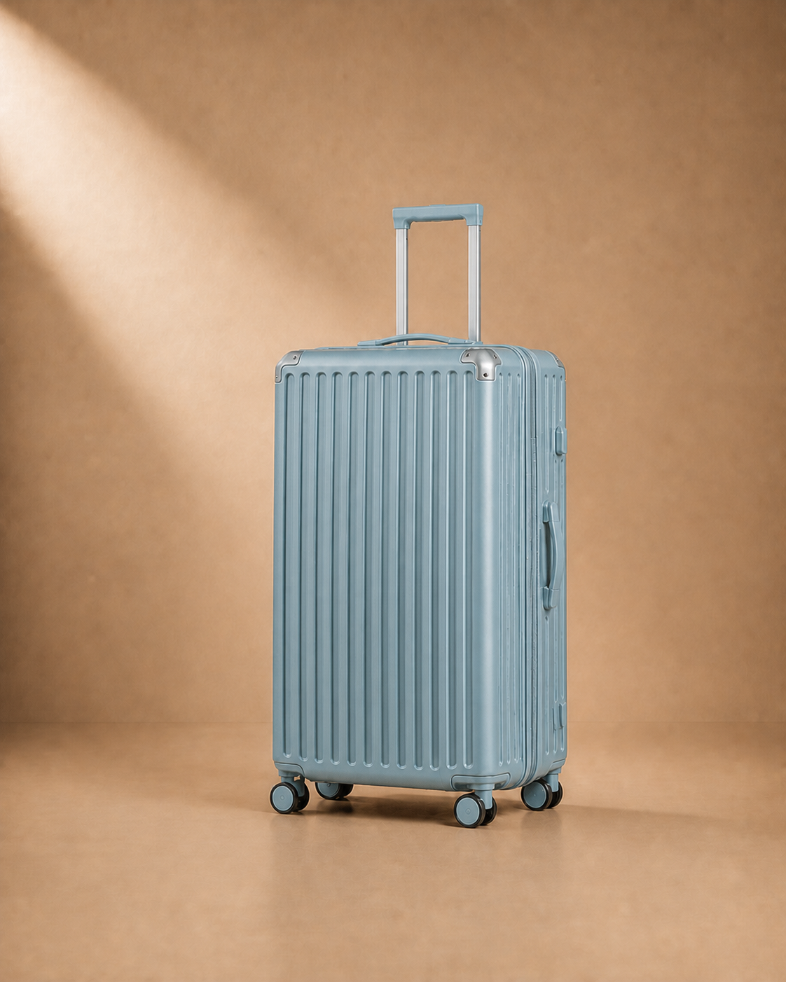 Tresaith 4 Piece Hard Shell Suitcase Set - 14/20/24/28 Inch in Blue