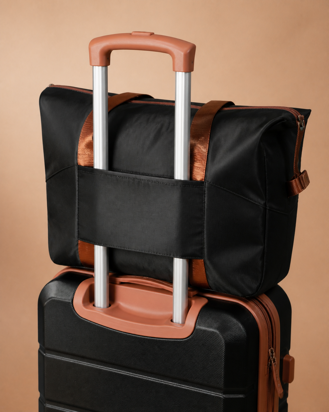 Lavenham 5 Piece Hard Shell Suitcase Set with Travel Bag - 20/24/28 Inch