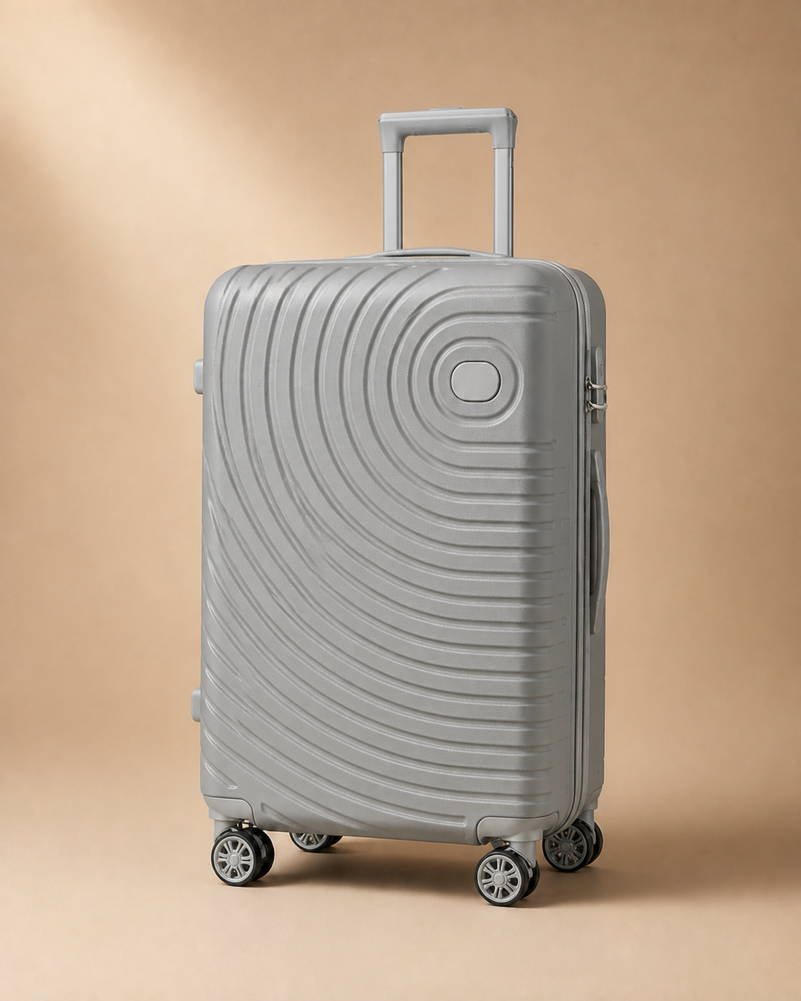 Lerryn Expandable Cabin Suitcase, Swirl in Grey