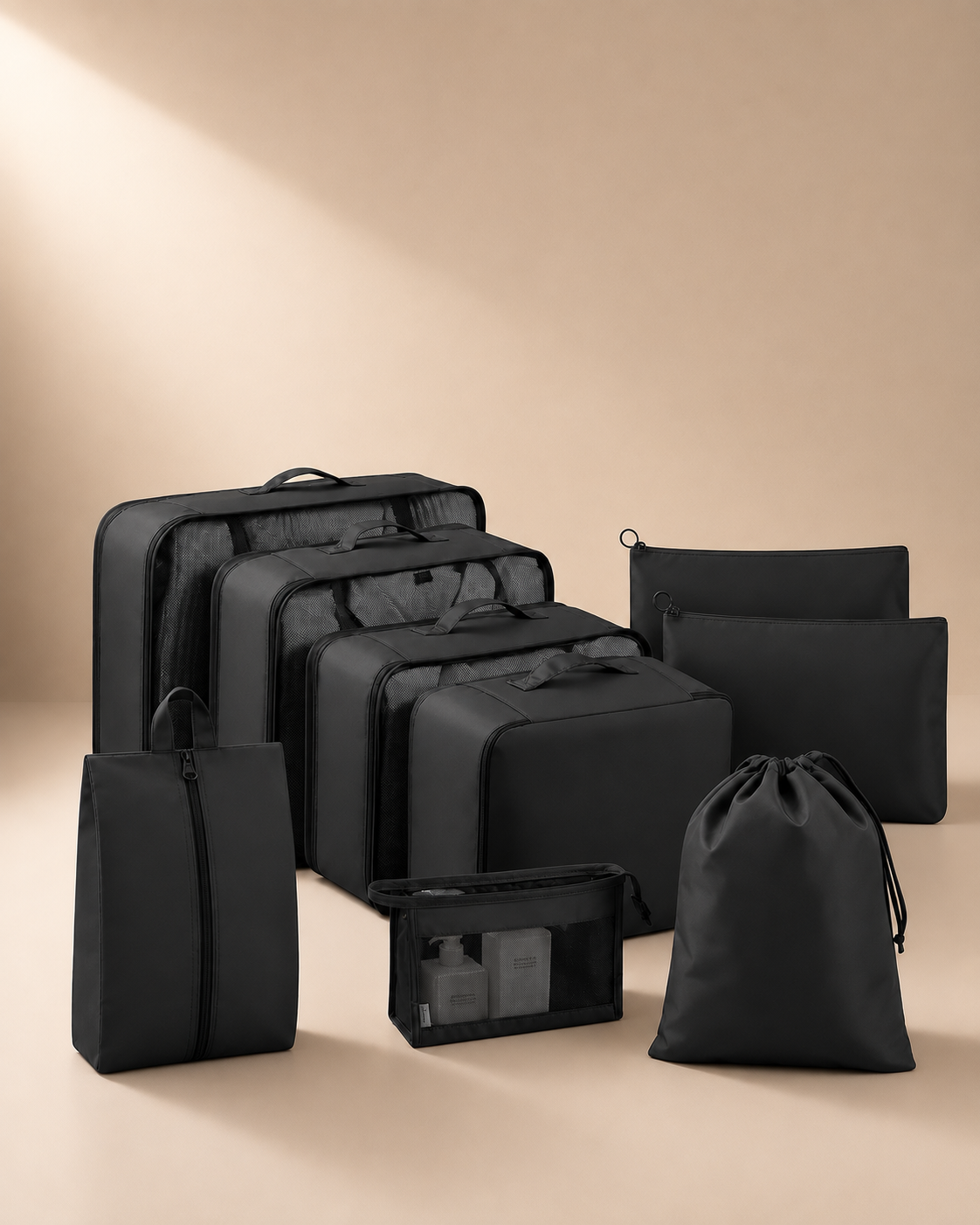 Edale 8 Piece Travel Packing Cubes - Complete Set Product View