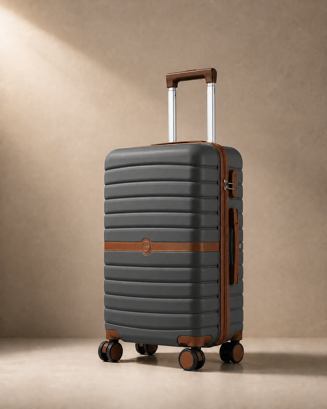Corbridge Lightweight Hard Shell Cabin Suitcase - 20/24/28 Inch in Grey