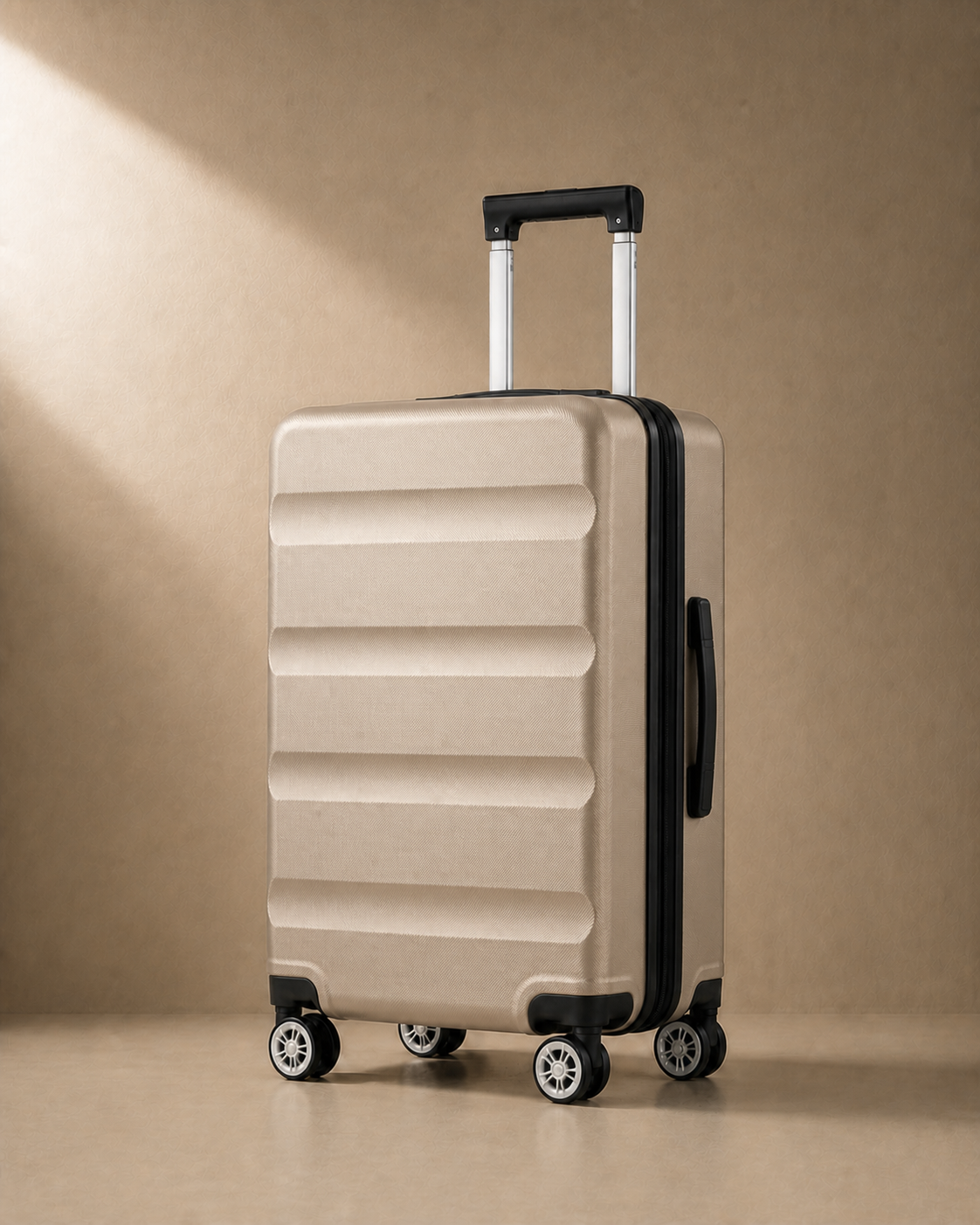 Sidmouth Hard Shell Cabin Suitcase - 19 Inch in Gold