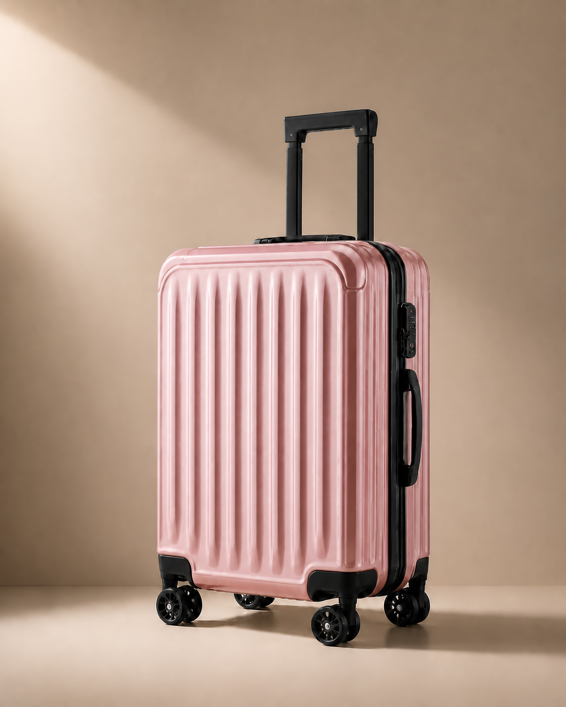 Alfriston Lightweight Hard Shell Cabin Suitcase - 20 Inch in Gold