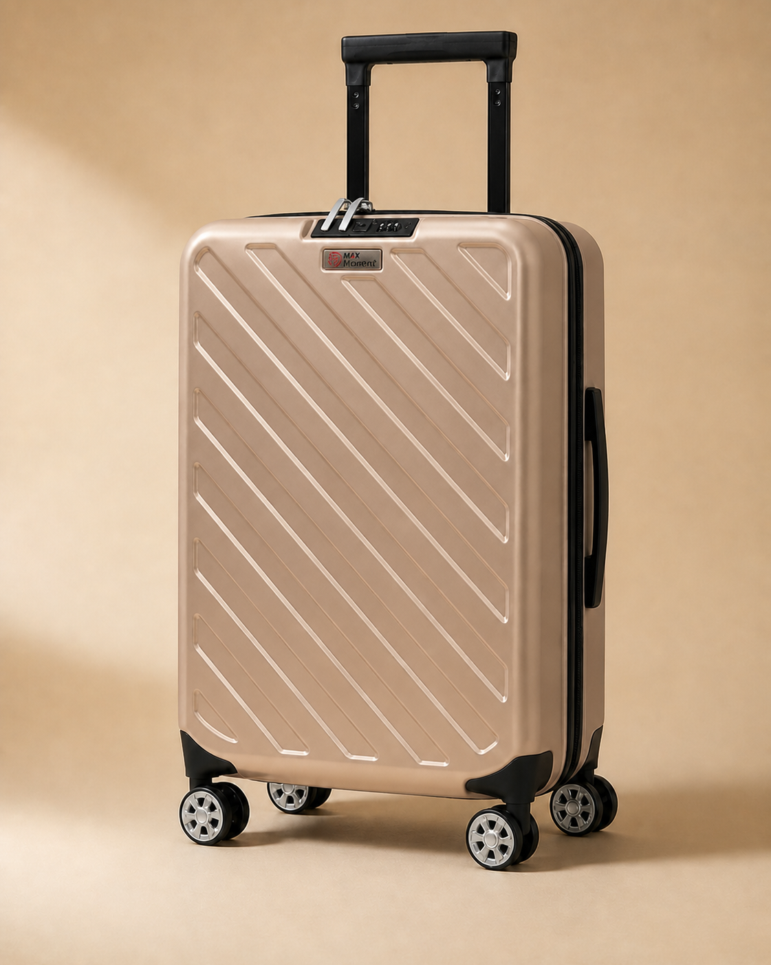 Polruan Foldable Cabin Suitcase - 20/24/28 Inch in Gold