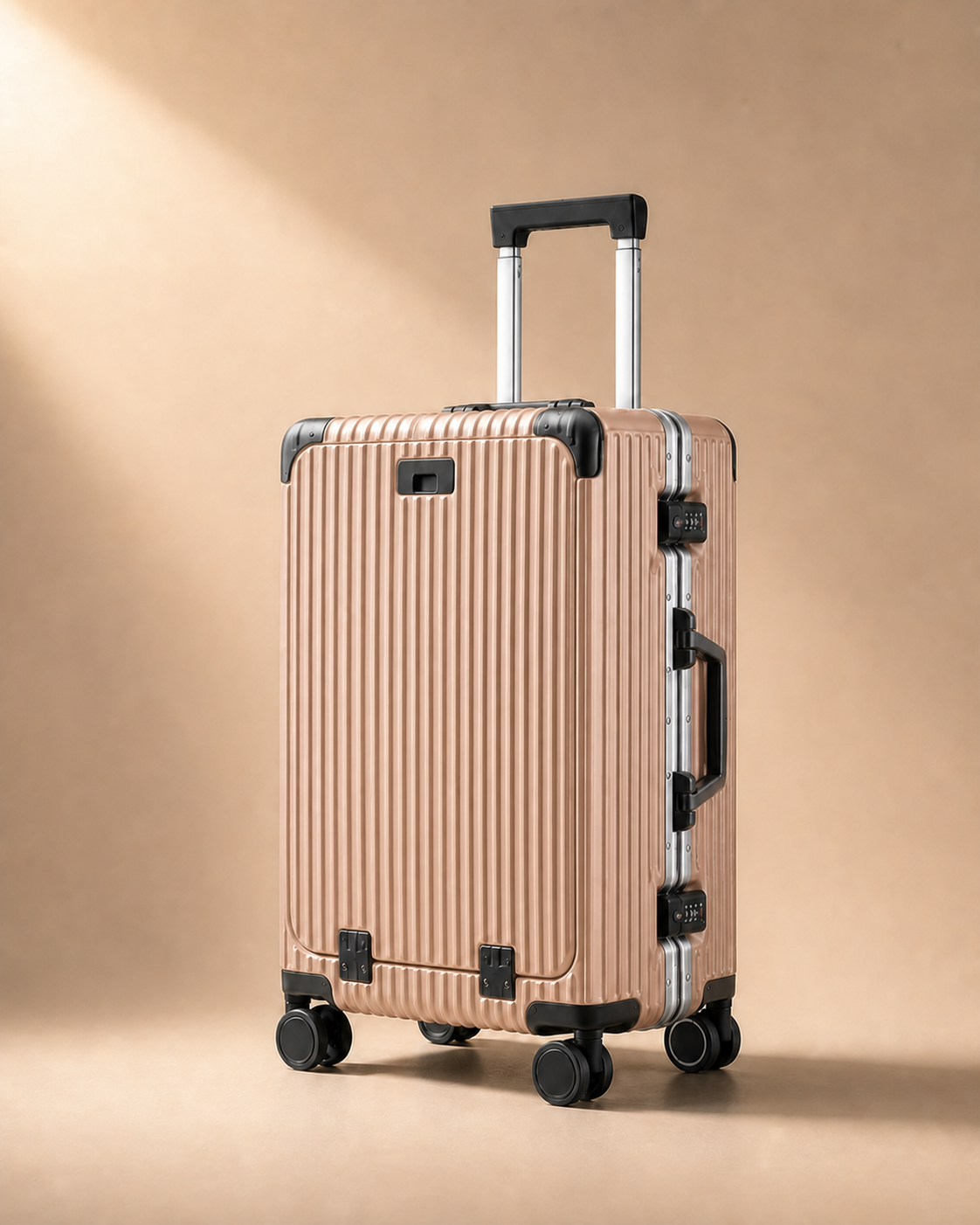 Polkerris Expandable Cabin Suitcase - 20-28 Inch in Gold