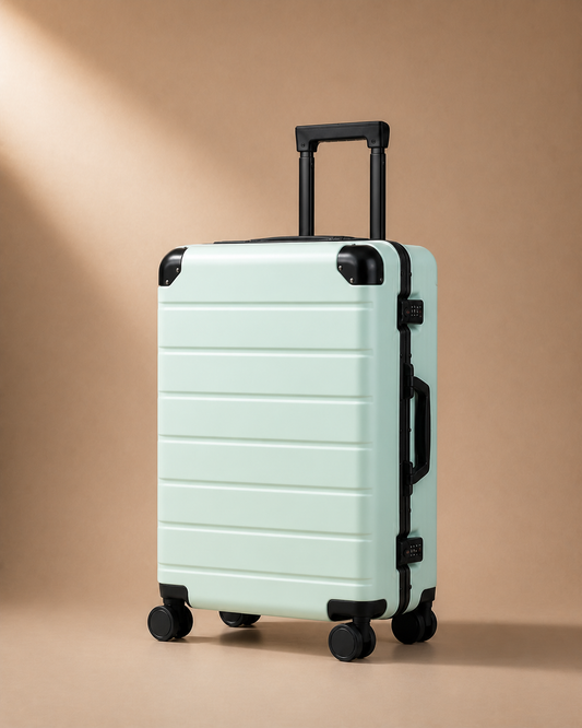 Runswick Large Capacity Cabin Suitcase - 20-28 Inch in Green
