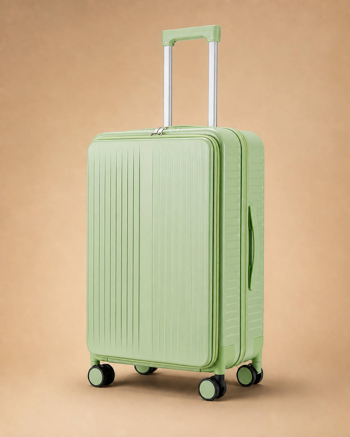 Keswick Large Capacity Expandable Cabin Suitcase - 20-30 Inch in Green