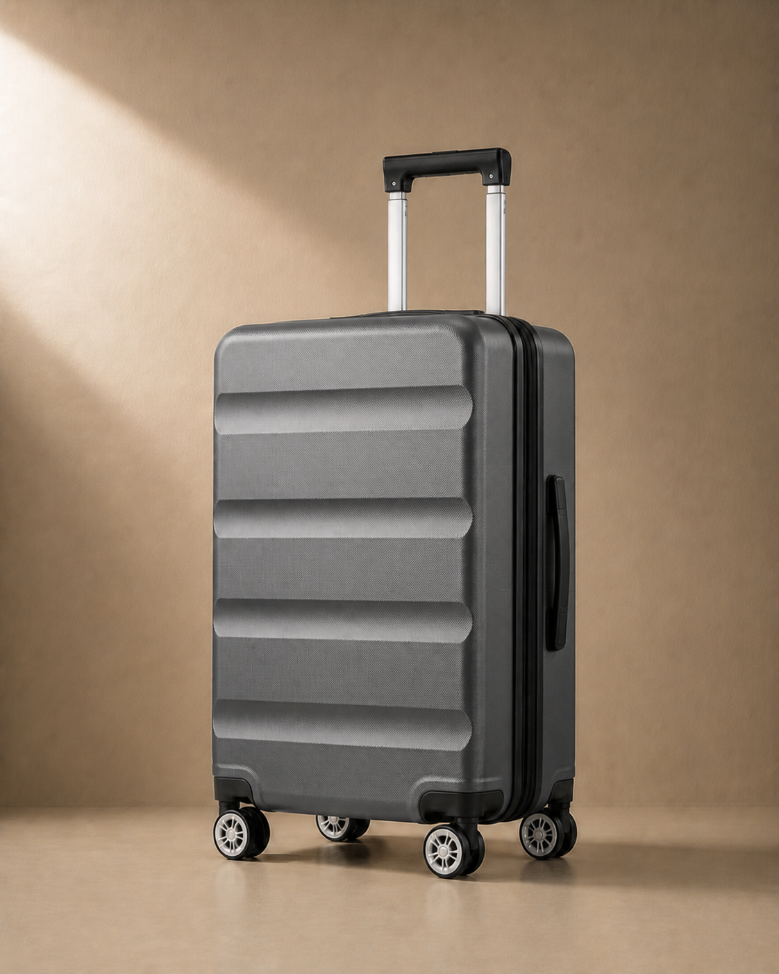 Sidmouth Hard Shell Cabin Suitcase - 19 Inch in Grey