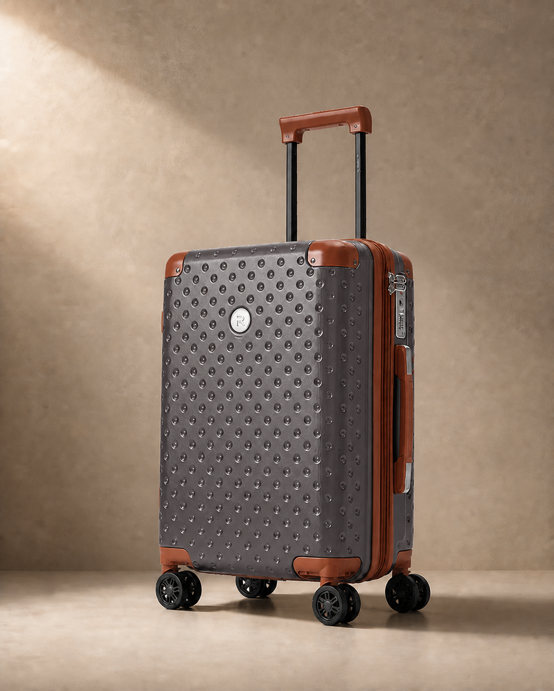 Seatown Large Capacity Cabin Suitcase - 20/24 Inch in Grey