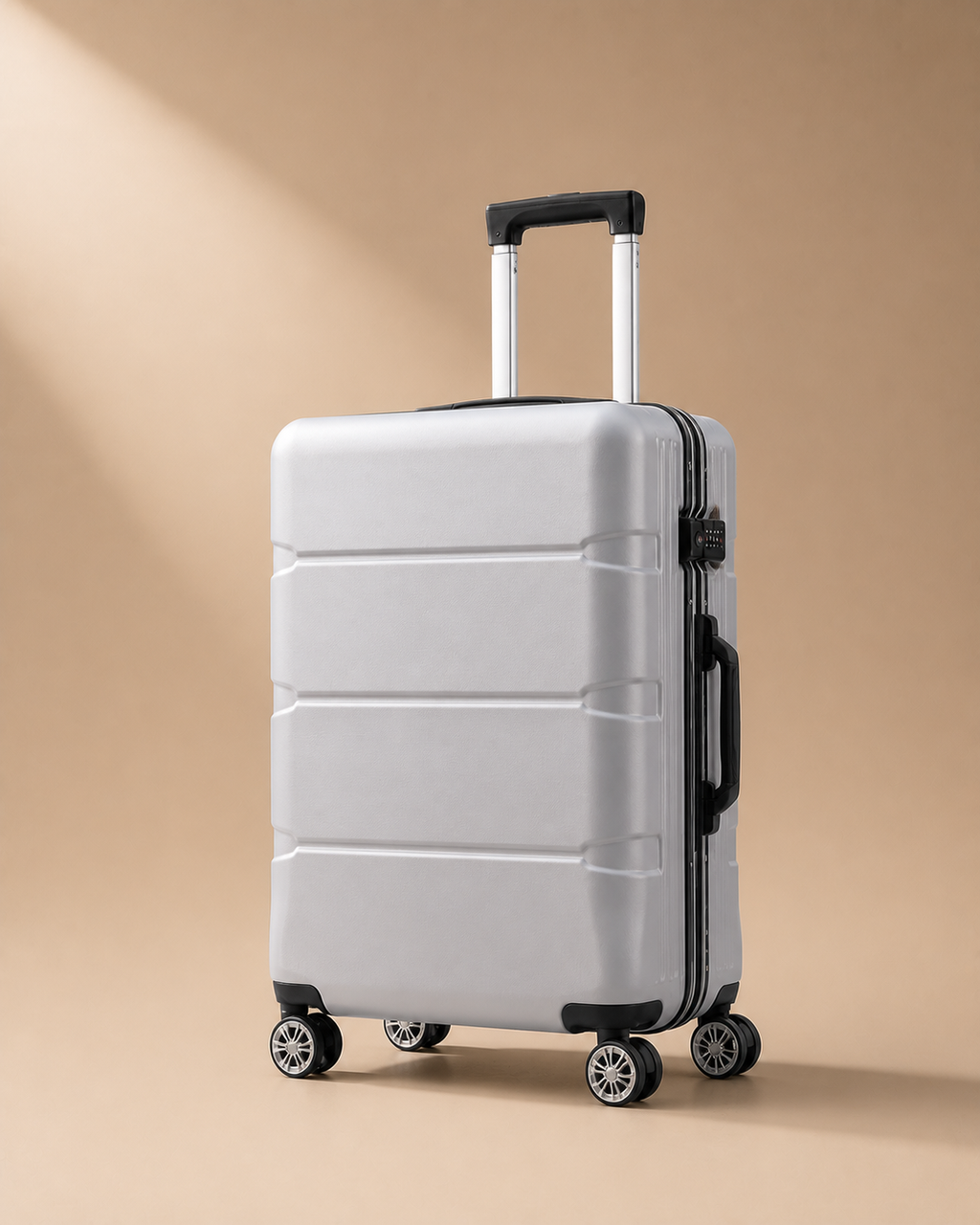Cley Trolley Hard Shell Cabin Suitcase - 20 Inch in Grey