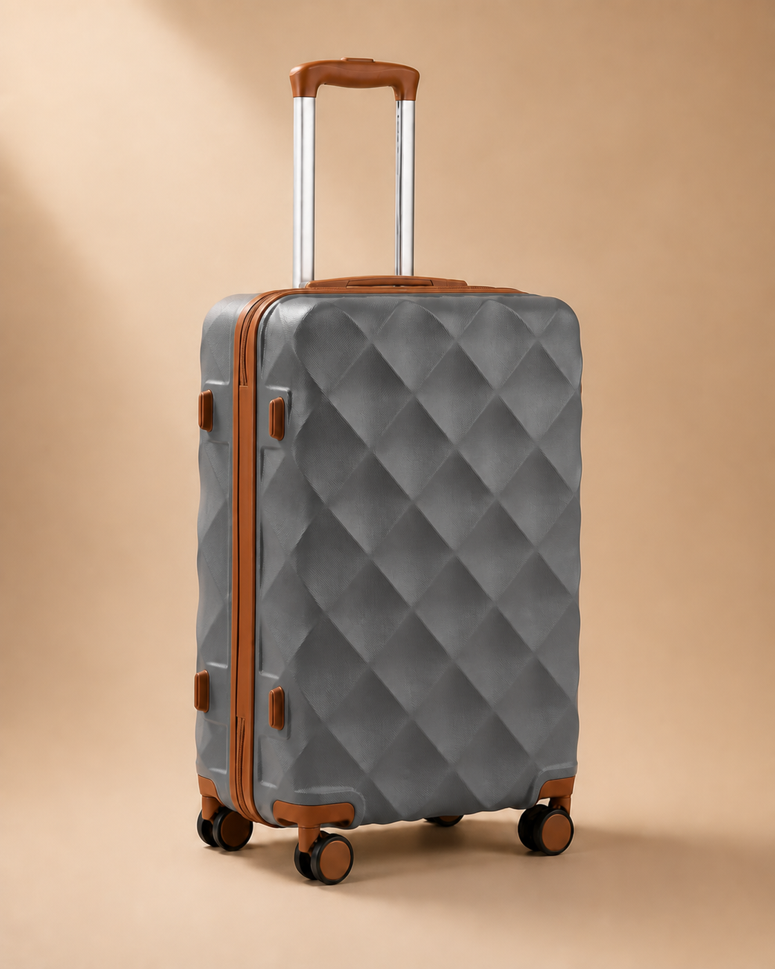 Ludlow Large Capacity Hard Shell Suitcase - 32 Inch in Grey