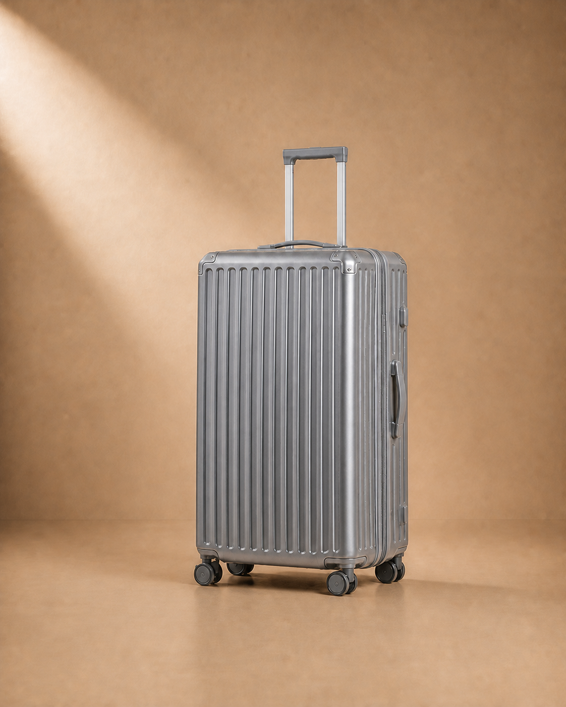 Tresaith 4 Piece Hard Shell Suitcase Set - 14/20/24/28 Inch in Grey