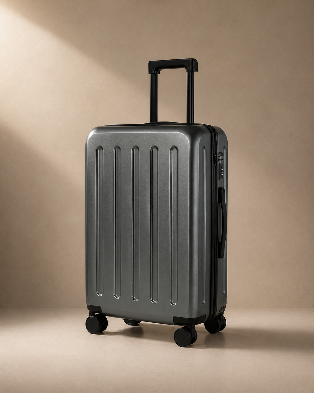Dittisham Hard Shell Cabin Suitcase - 20/24/26 Inch in Grey