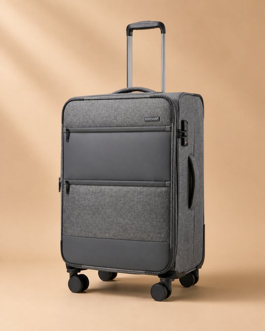 Pittenweem Expandable Suitcase in Grey