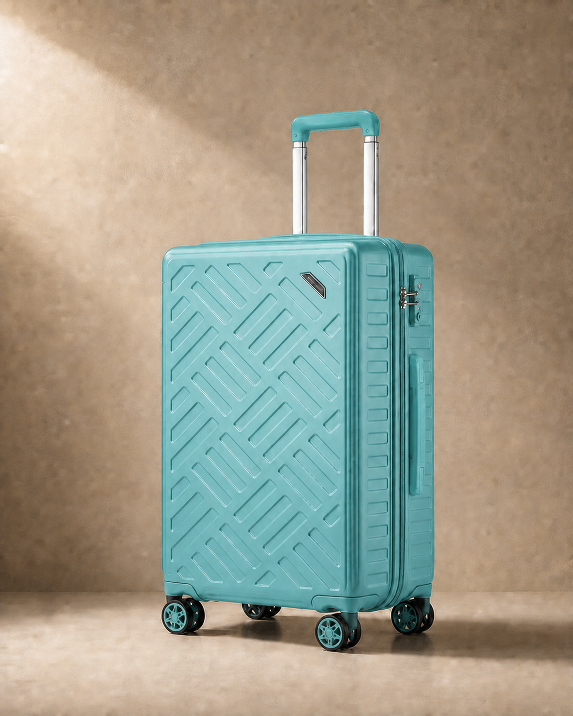 Morston Trolley Hard Shell Cabin Suitcase - 20/24/28 Inch in Light Blue