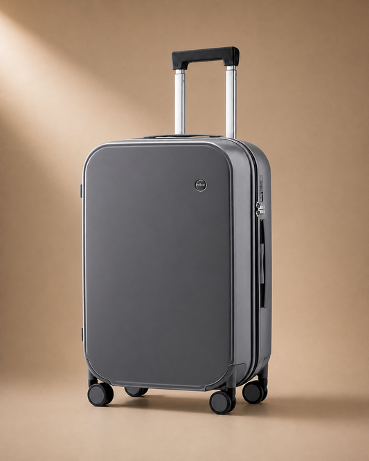 Tintagel Aluminium Frame Cabin Suitcase in Grey