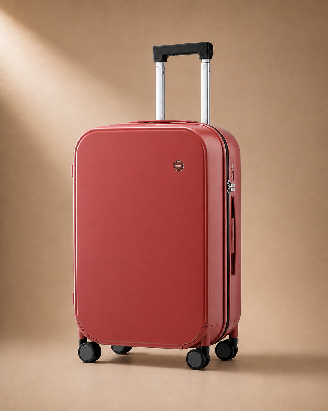 Tintagel Aluminium Frame Cabin Suitcase in Red