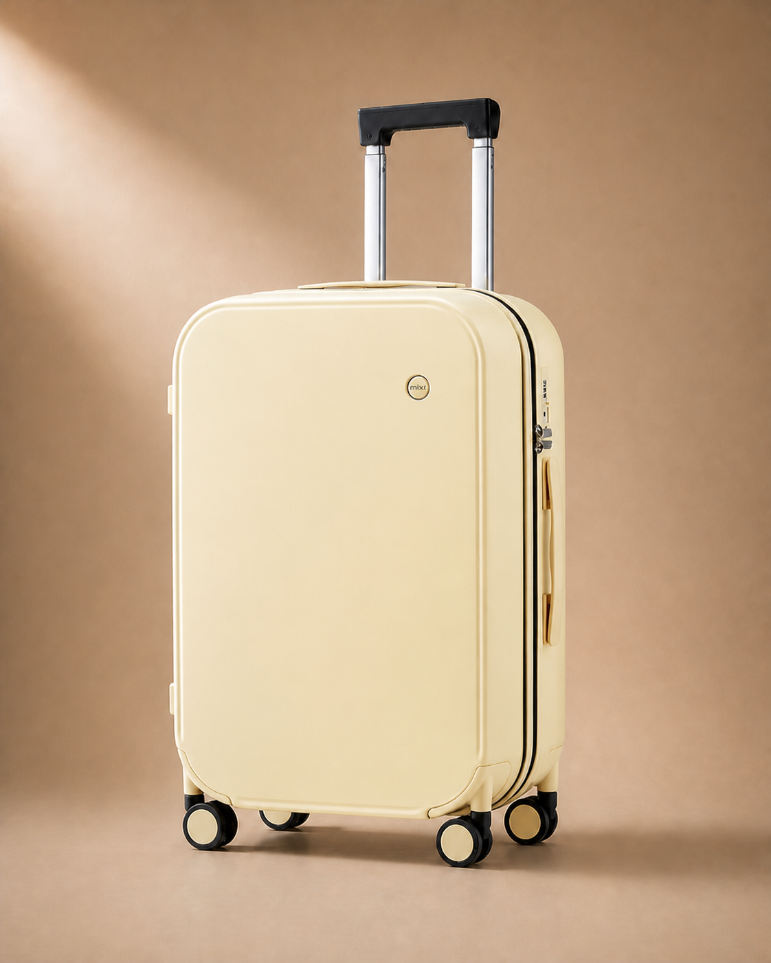 Tintagel Aluminium Frame Cabin Suitcase in Yellow