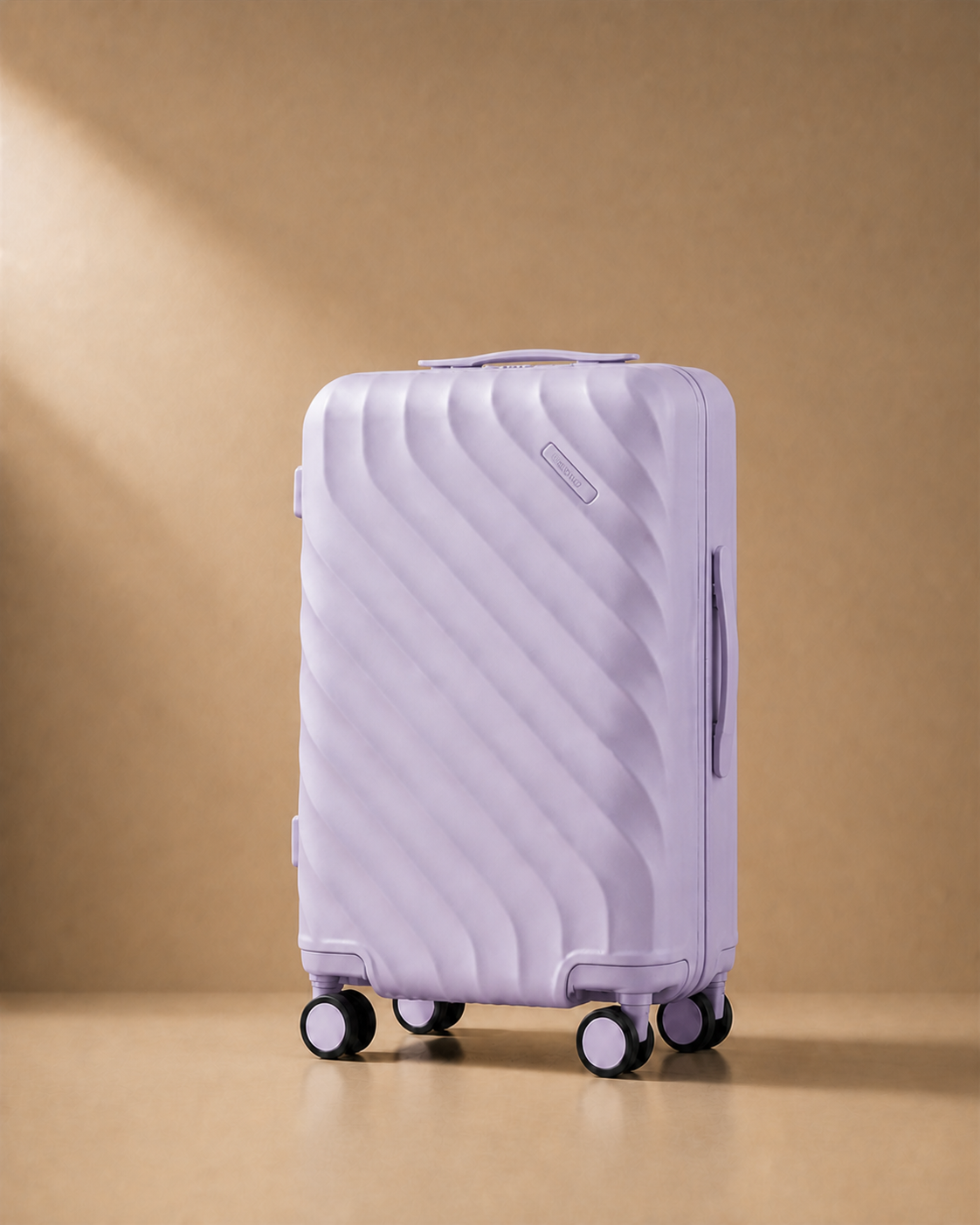 Ullswater Large Capacity Hard Shell Cabin Suitcase - 20/24/26 Inch in Purple