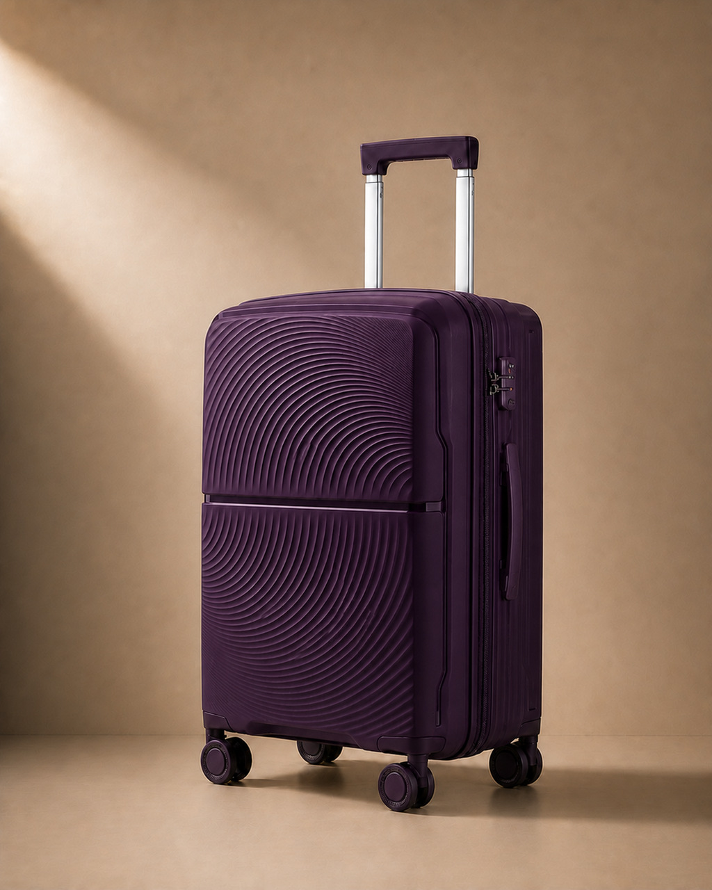 Itchenor Lightweight Hard Shell Suitcase - 20/24/28 Inch in Purple