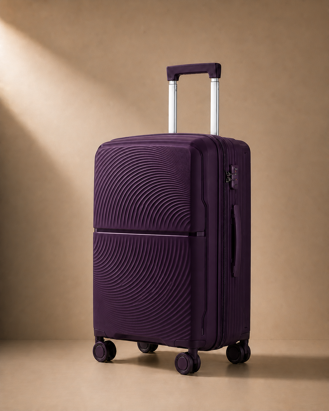 Itchenor Lightweight Hard Shell Suitcase - 20/24/28 Inch in Purple