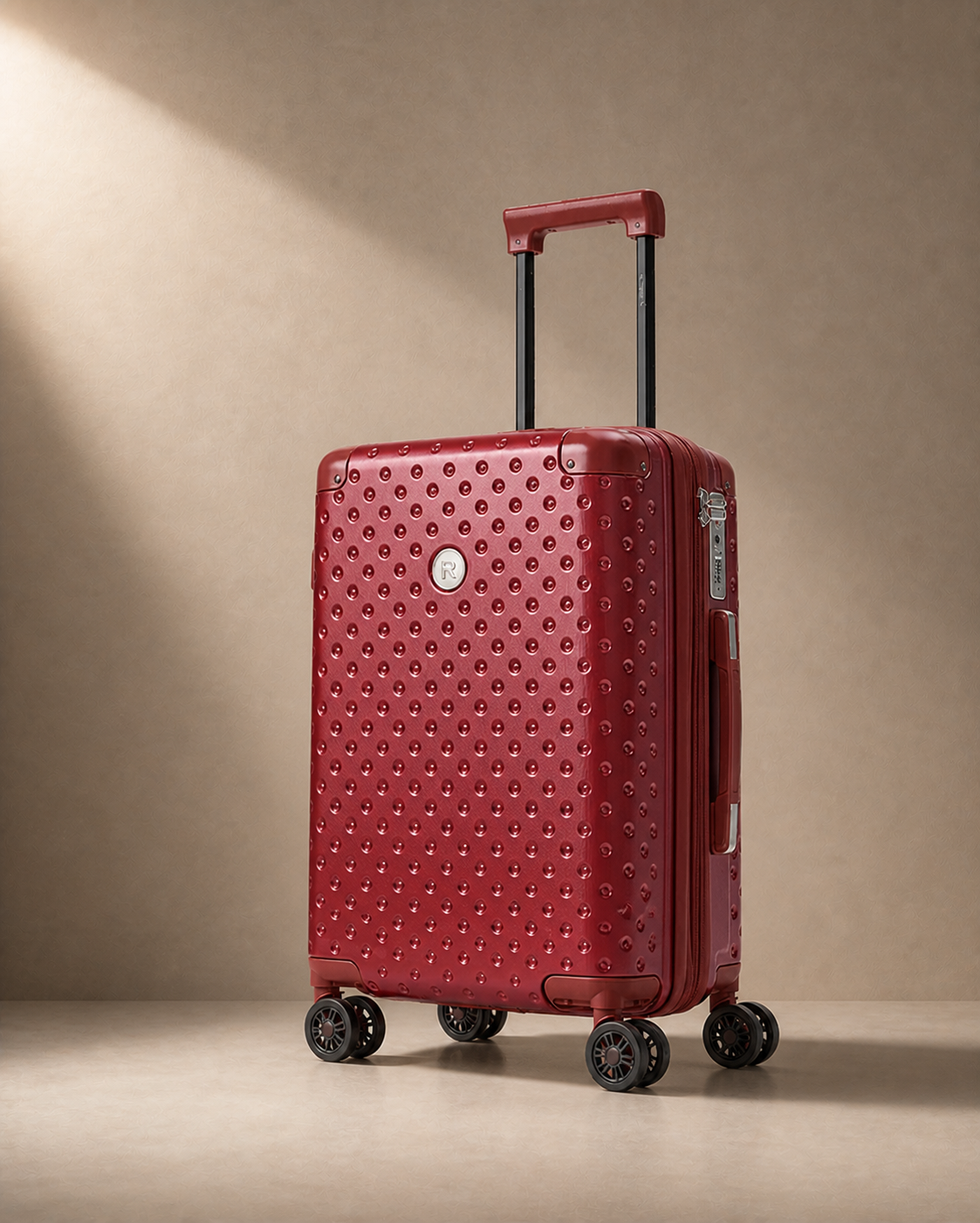 Seatown Large Capacity Cabin Suitcase - 20/24 Inch in Red