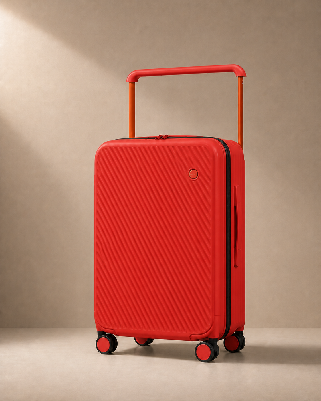 Camber Hard Shell Cabin Suitcase - 20/24 Inch in Red