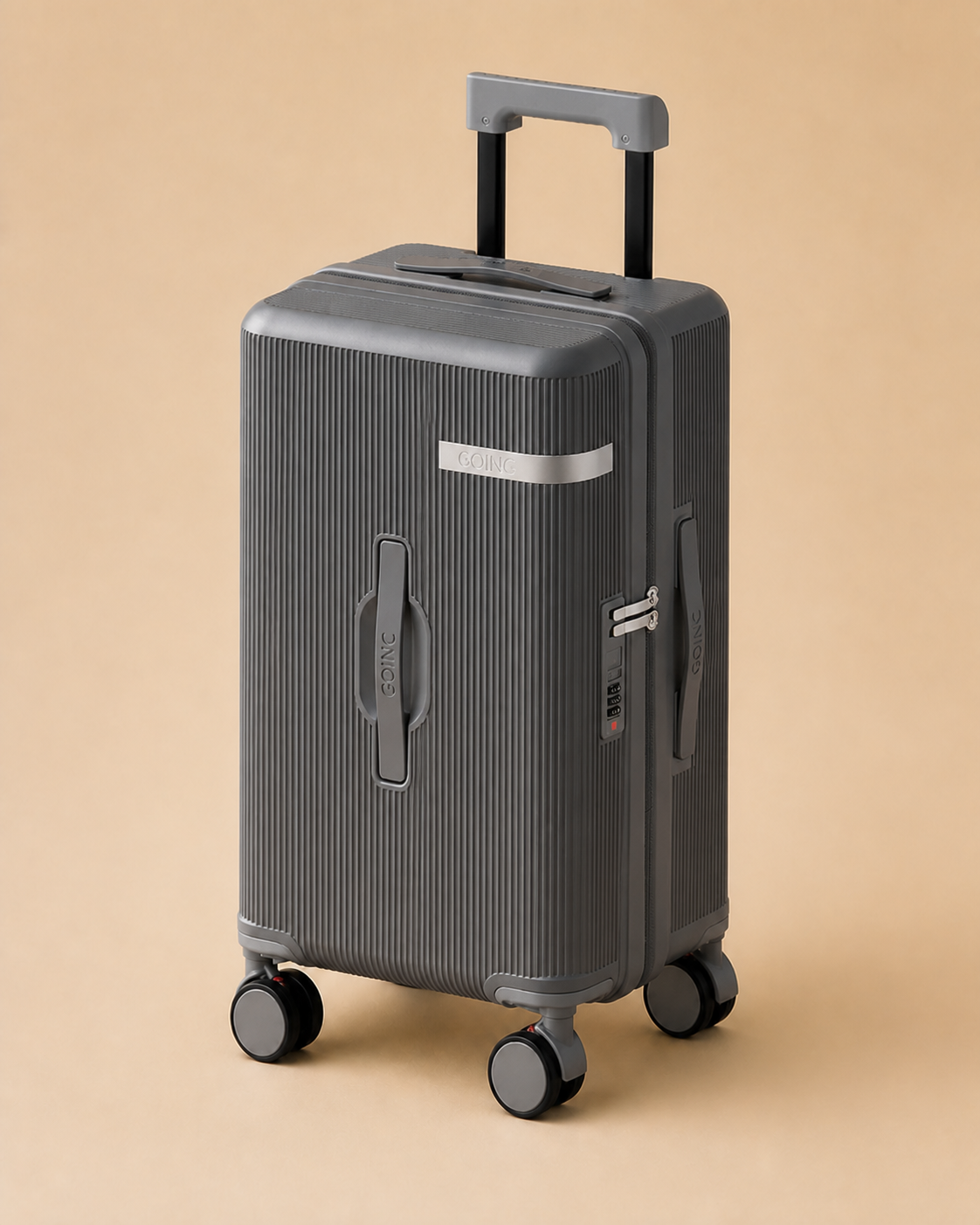 Hawkshead Large Capacity Expandable Cabin Suitcase - 20/24/26/28 Inch in Gray