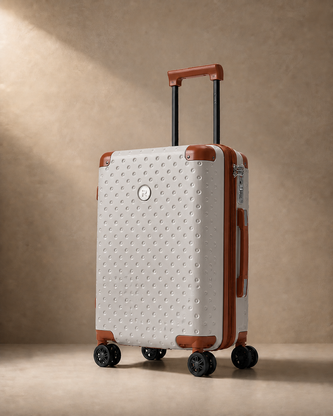 Seatown Large Capacity Cabin Suitcase - 20/24 Inch in White