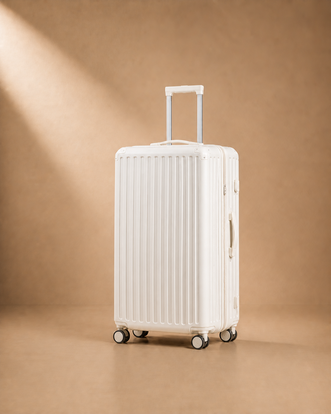 Tresaith 4 Piece Hard Shell Suitcase Set - 14/20/24/28 Inch in White