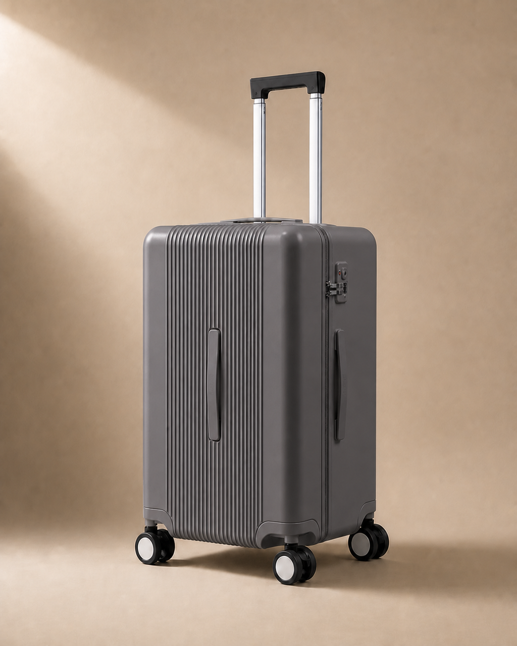 Salcombe Hard Shell Cabin Suitcase - 20/24/26/28 Inch in Gray
