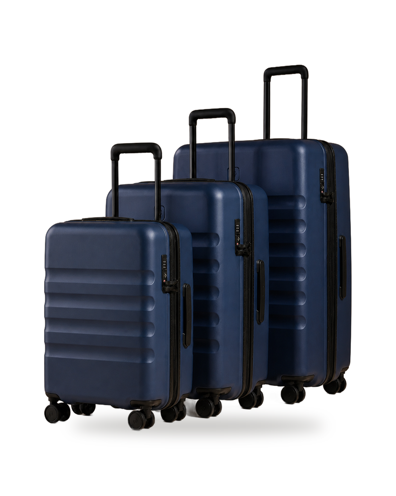 3 Piece Set in Navy on white background