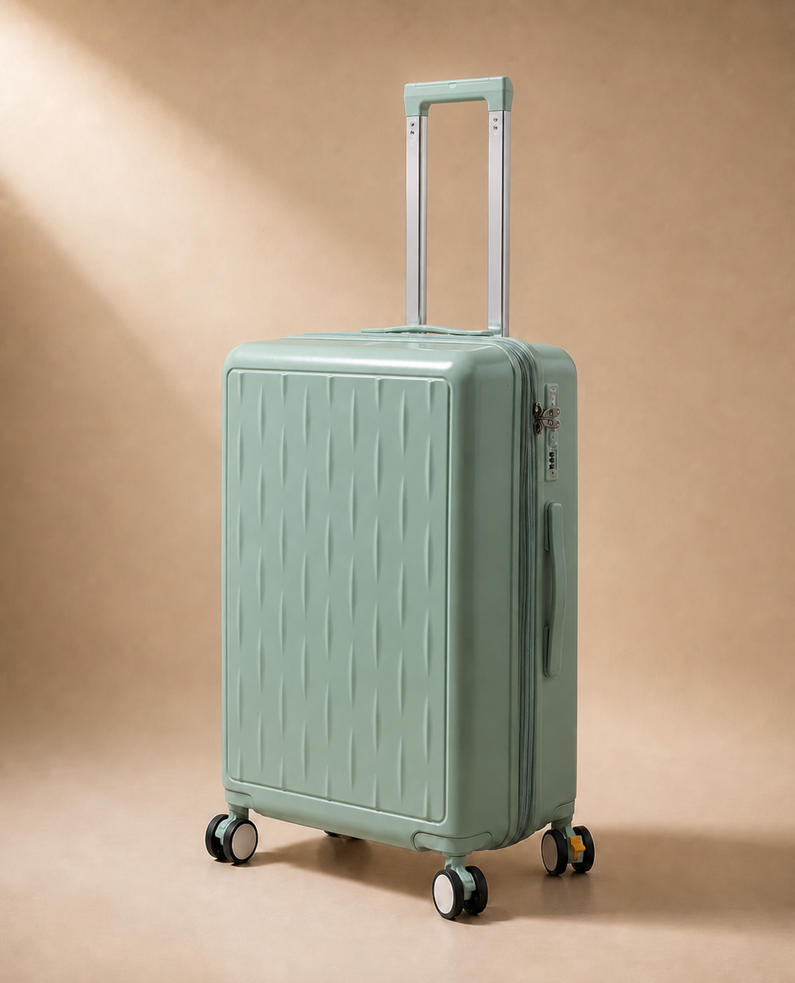 Buttermere Large Capacity Expandable Cabin Suitcase - 20-28 Inch in Green