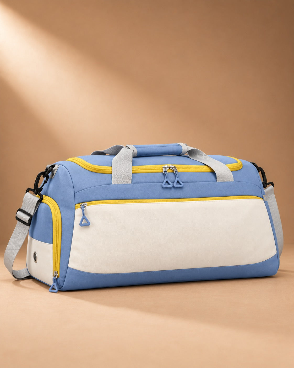Castleton Sports Duffle Bag with Shoe Compartment - blue