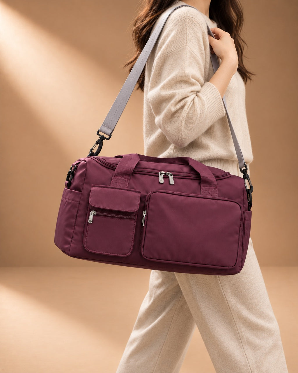 Eyam Multi Pocket Weekend Holdall - porte