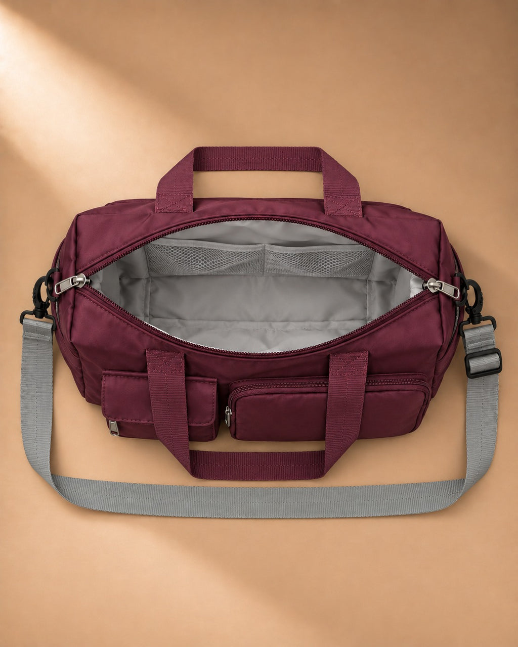 Eyam Multi Pocket Weekend Holdall - interieur