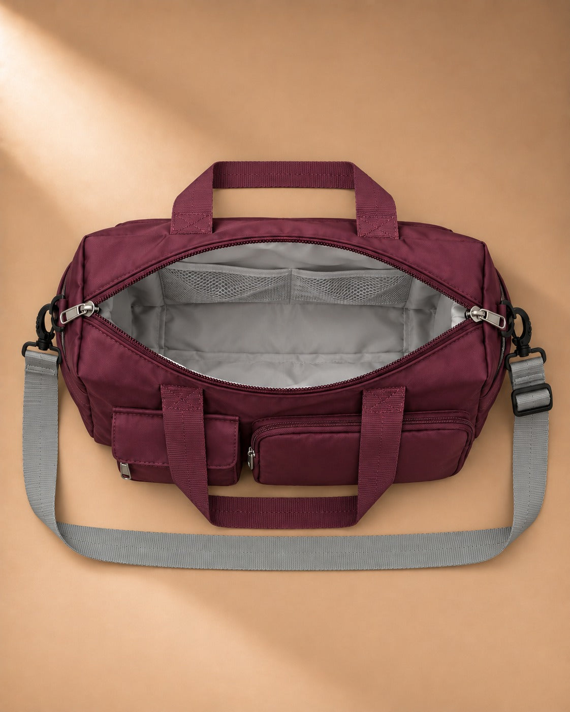 Eyam Multi Pocket Weekend Holdall - interieur