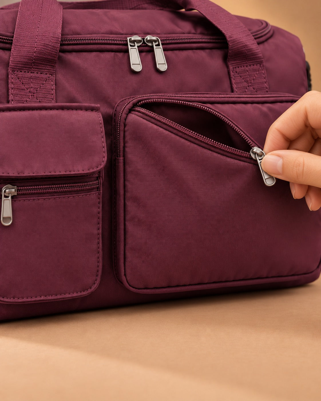 Eyam Multi Pocket Weekend Holdall