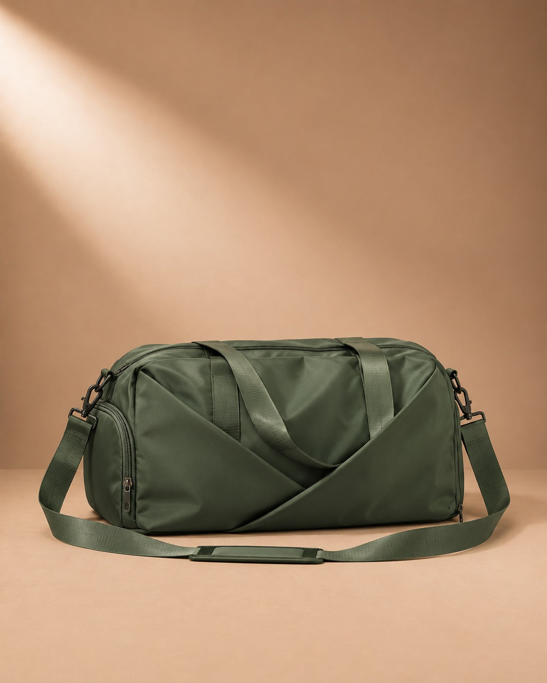 Hexham Women's Gym Bag with Shoe Compartment - Green